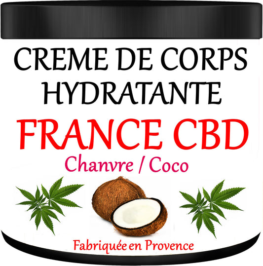 Crème de Corps Coco Chanvre - FRANCE CBD