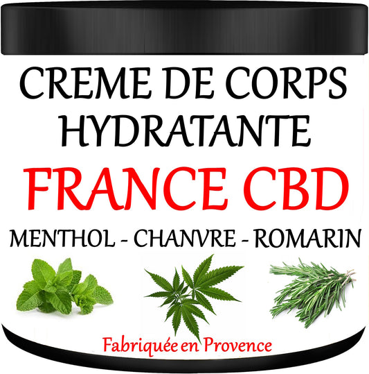 Crème de Corps Romarin Chanvre - FRANCE CBD
