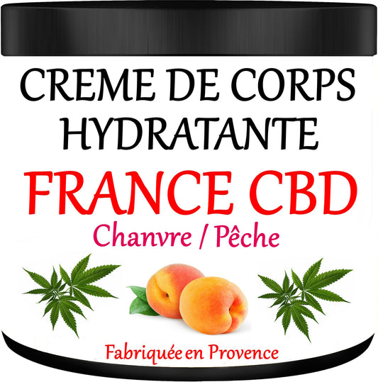 Crème de Corps Pêche Chanvre - FRANCE CBD