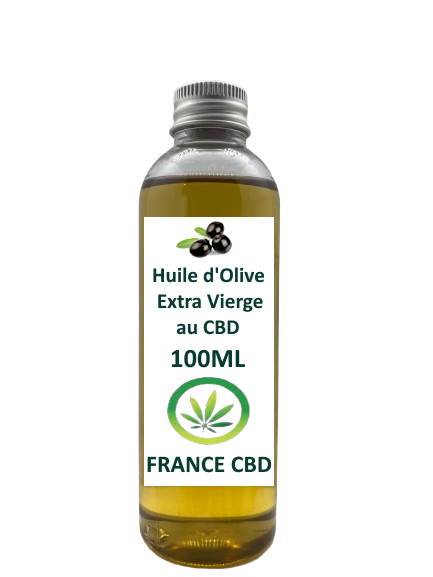 Huile d'Olive Extra Vierge au CBD 100 ml