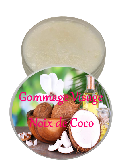 Gommage visage | Noix de coco | 100% Naturel | FRANCE CBD